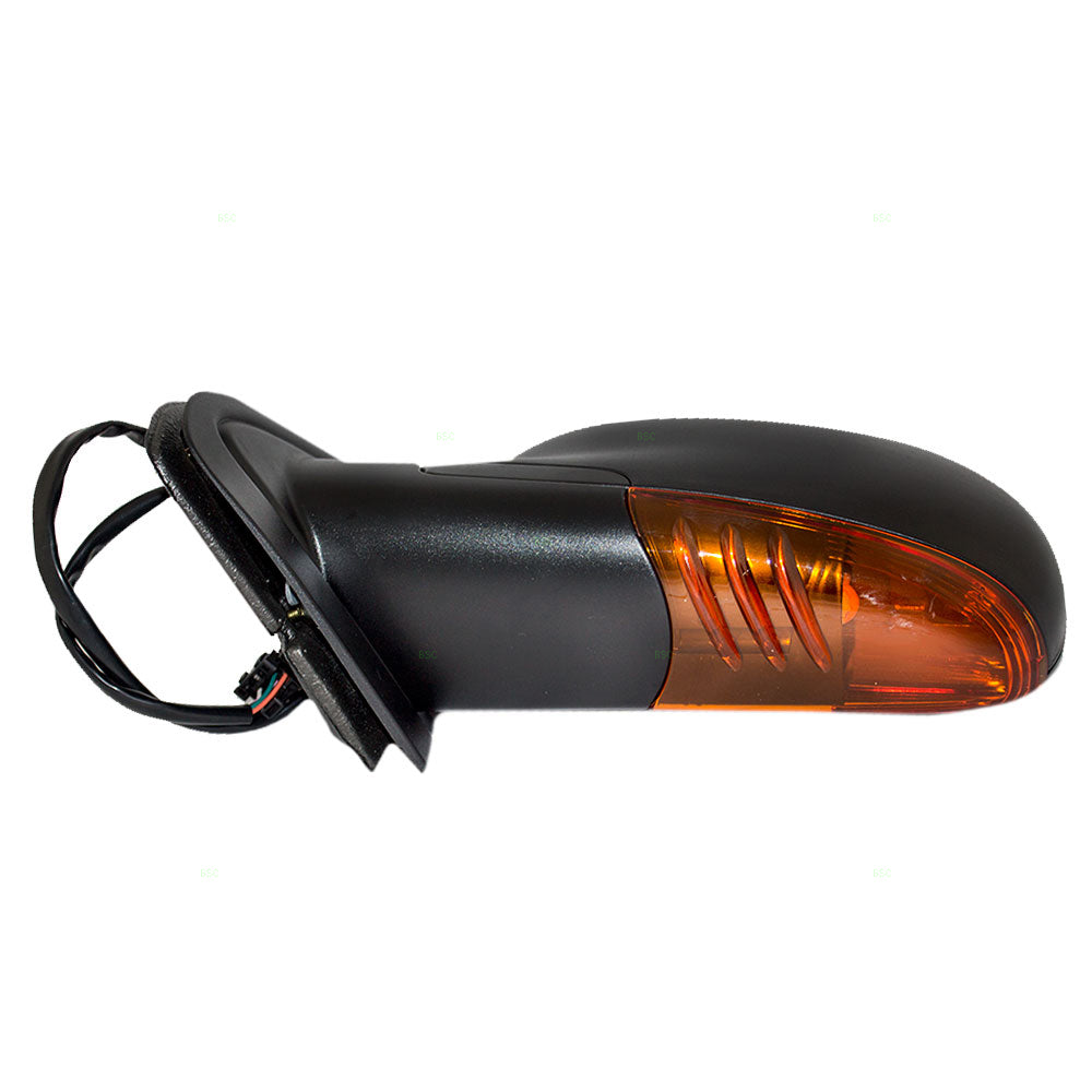 Brock Replacement Driver Power Side Door Mirror Heated Amber Signal Compatible with Trailblazer & EXT Bravada Envoy/Envoy XL