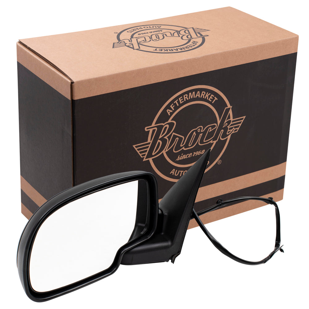 Power Mirror for 2003-2006 Silverado 1500 Heated Manual Fold for 2003-2006 Silverado 1500 HD for 2003-2004 Sierra 2500 for 2007 Sierra 3500 Classic 15226944 Left GM1320293