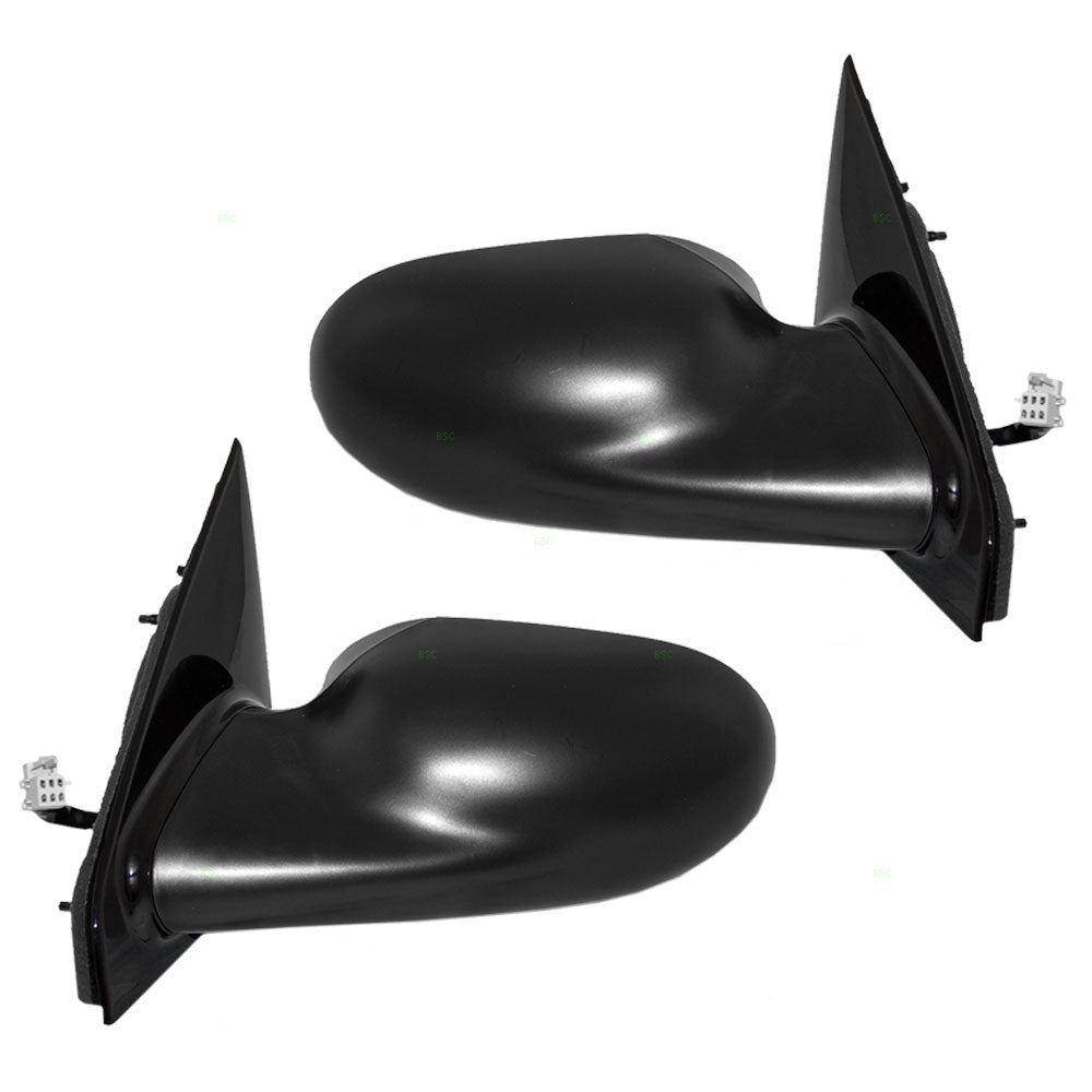 Brock Replacement Driver and Passenger Set Power Side Door Mirrors Heated Compatible with 2000-2005 L Series 22707324 22707325