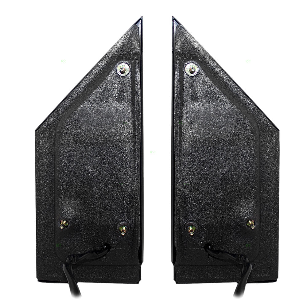 Brock Replacement Driver and Passenger Set Power Side Door Mirrors Heated Signal Compatible with 2003-2007 Express Savana Van 15937983 15937982
