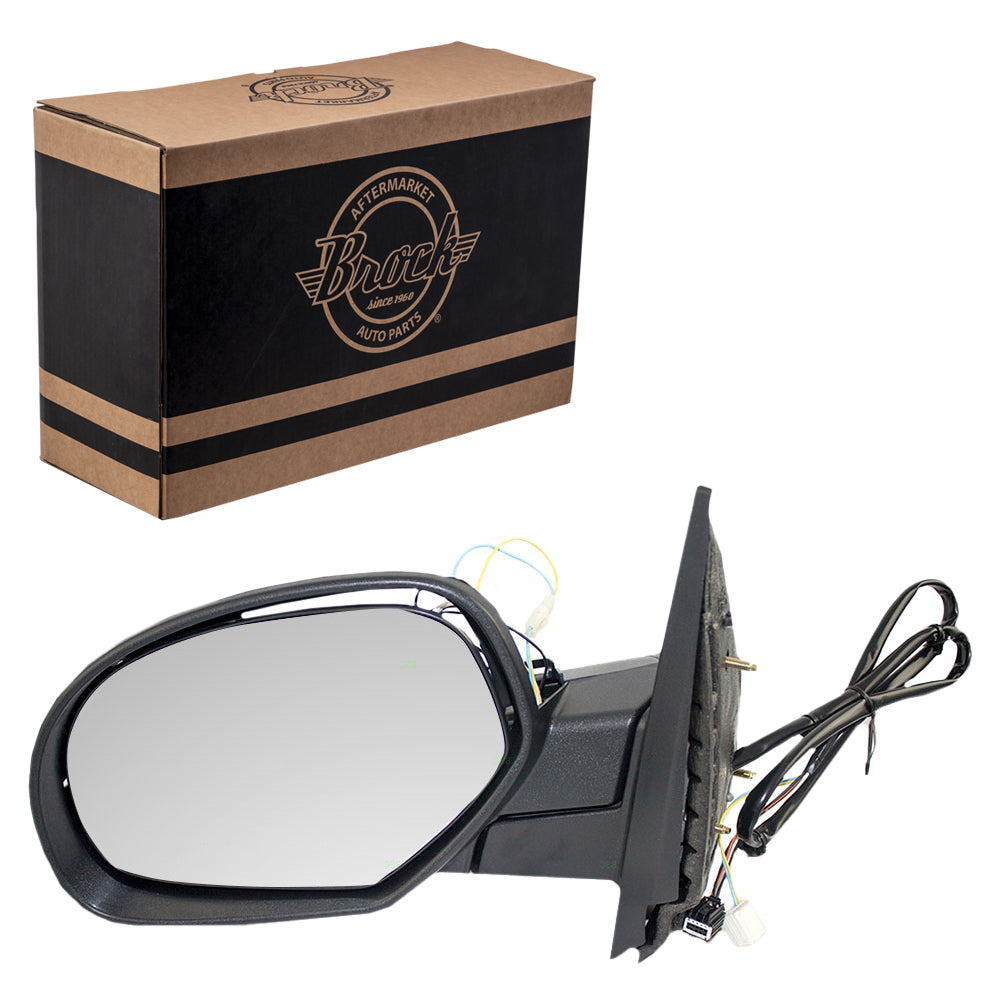Power Mirror for 2007-2013 Silverado 1500 OEM Replacement Heated Power Fold for 2007-2009 Silverado 2500 for 2007-2014 Tahoe for 2007-2014 Suburban 1500 for 2007-2013 Suburban 2500 Left