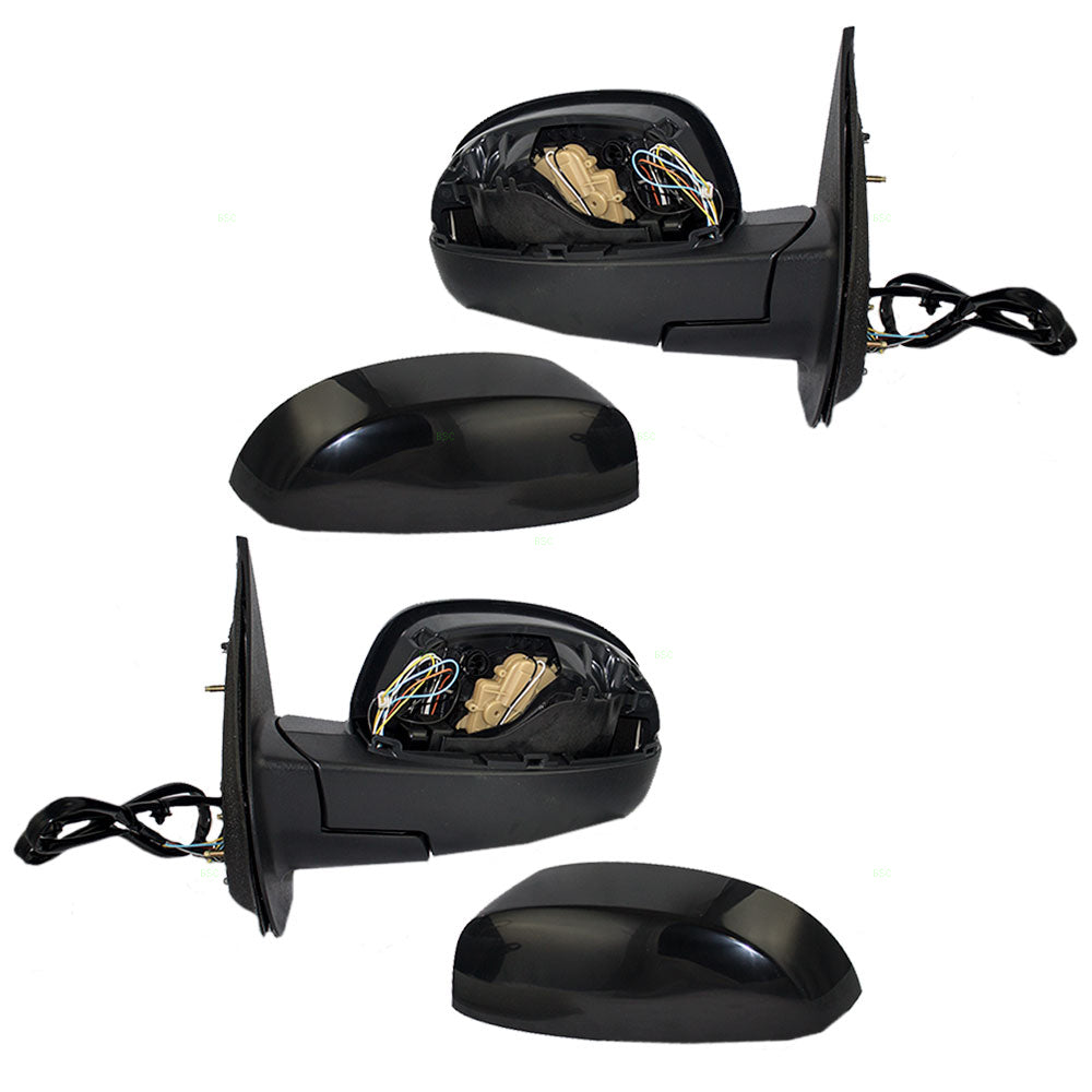 Power Mirror for 2007-2013 Silverado 1500 OEM Replacement Heated Power Fold for 2007-2009 Silverado 2500 for 2007-2014 Tahoe for 2007-2014 Suburban 1500 for 2007-2013 Suburban 2500 Set