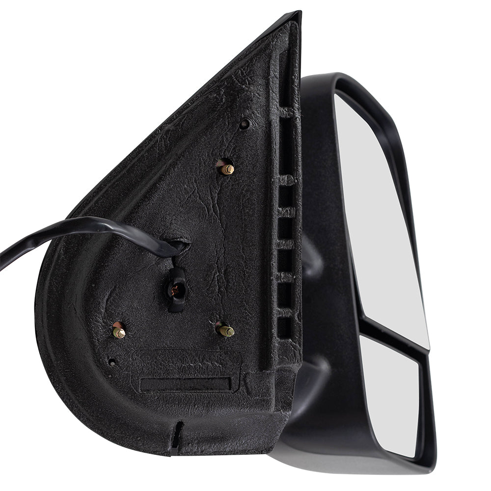 Brock Replacement Set Power Tow Telescopic Mirrors Heated Non-OEM Type Compatible with 2007-2014 Silverado Sierra Pickup Truck Suburban Escalade Tahoe Yukon