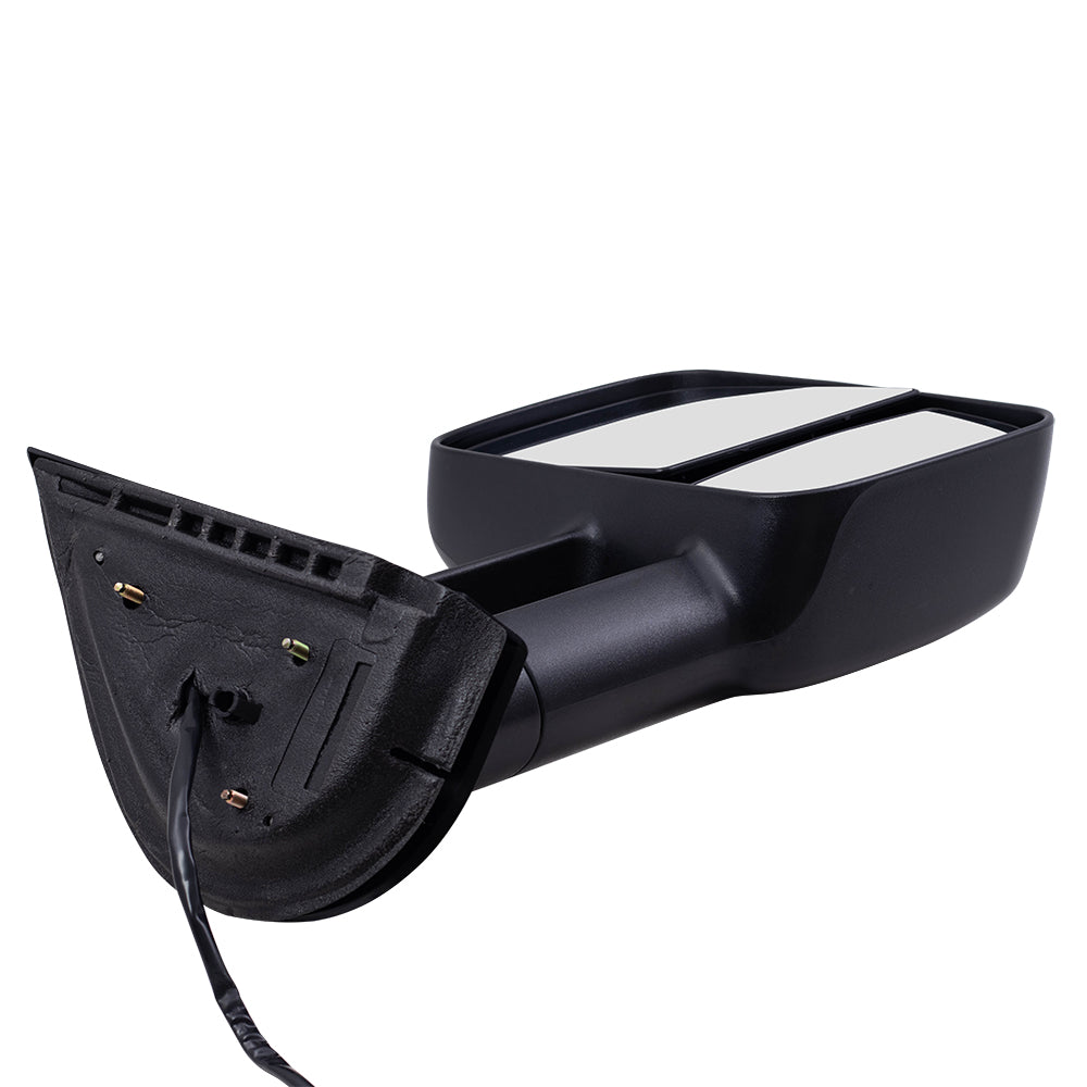 Power Towing Mirror for 2007-2013 Silverado 1500 Extendable Non-OEM Type Heated Manual Fold for 2007-2014 Silverado 2500 for 2007-2014 Tahoe for 2007-2013 Suburban 2500 for 2014 Suburban Set