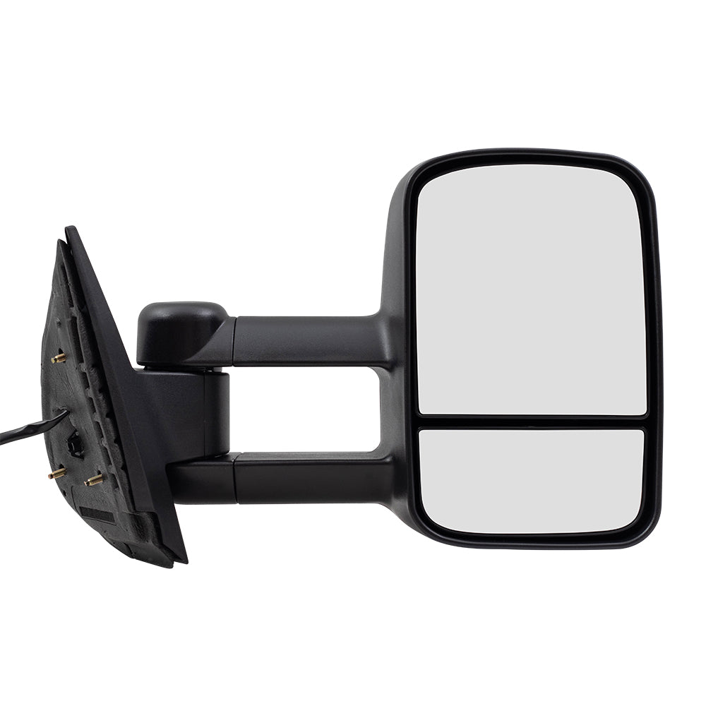 Power Towing Mirror for 2007-2013 Silverado 1500 Extendable Non-OEM Type Heated Manual Fold for 2007-2014 Silverado 2500 for 2007-2014 Tahoe for 2007-2013 Suburban 2500 for 2014 Suburban Right