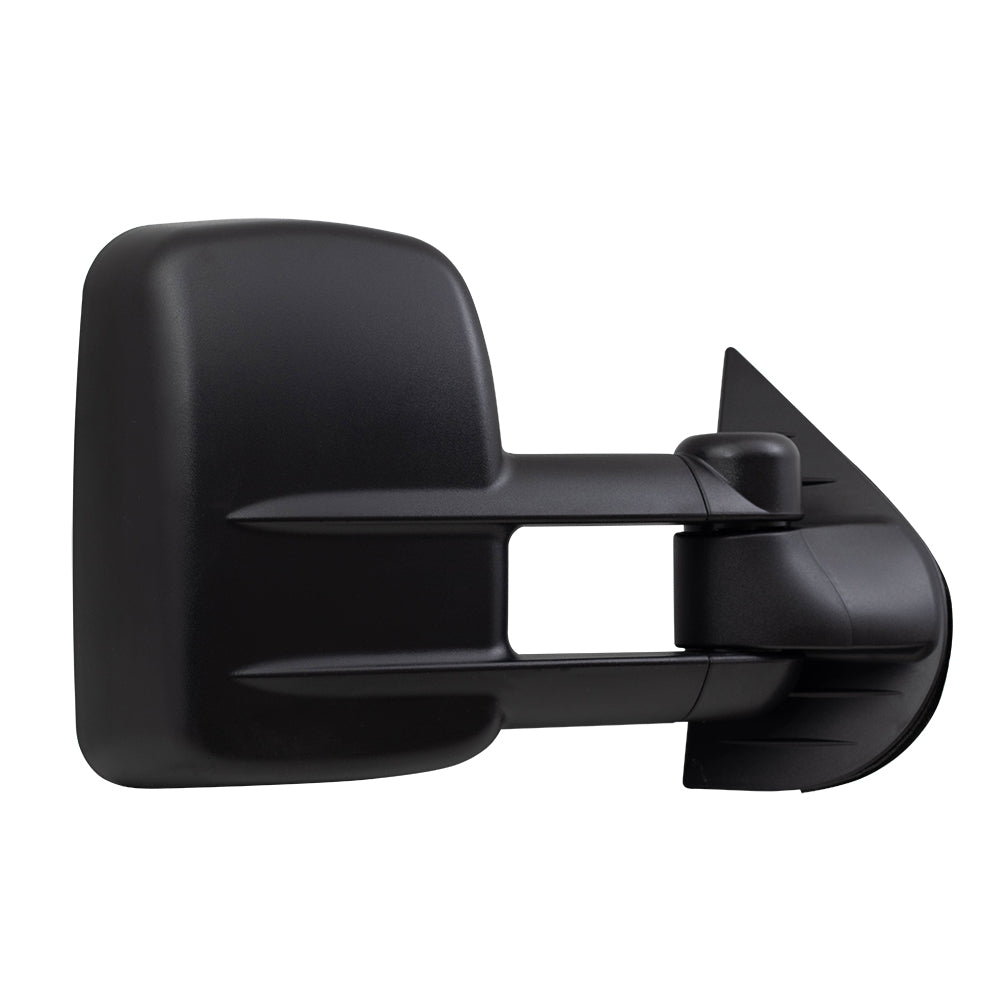 Power Towing Mirror for 2007-2013 Silverado 1500 Extendable Non-OEM Type Heated Manual Fold for 2007-2014 Silverado 2500 for 2007-2014 Tahoe for 2007-2013 Suburban 2500 for 2014 Suburban Right