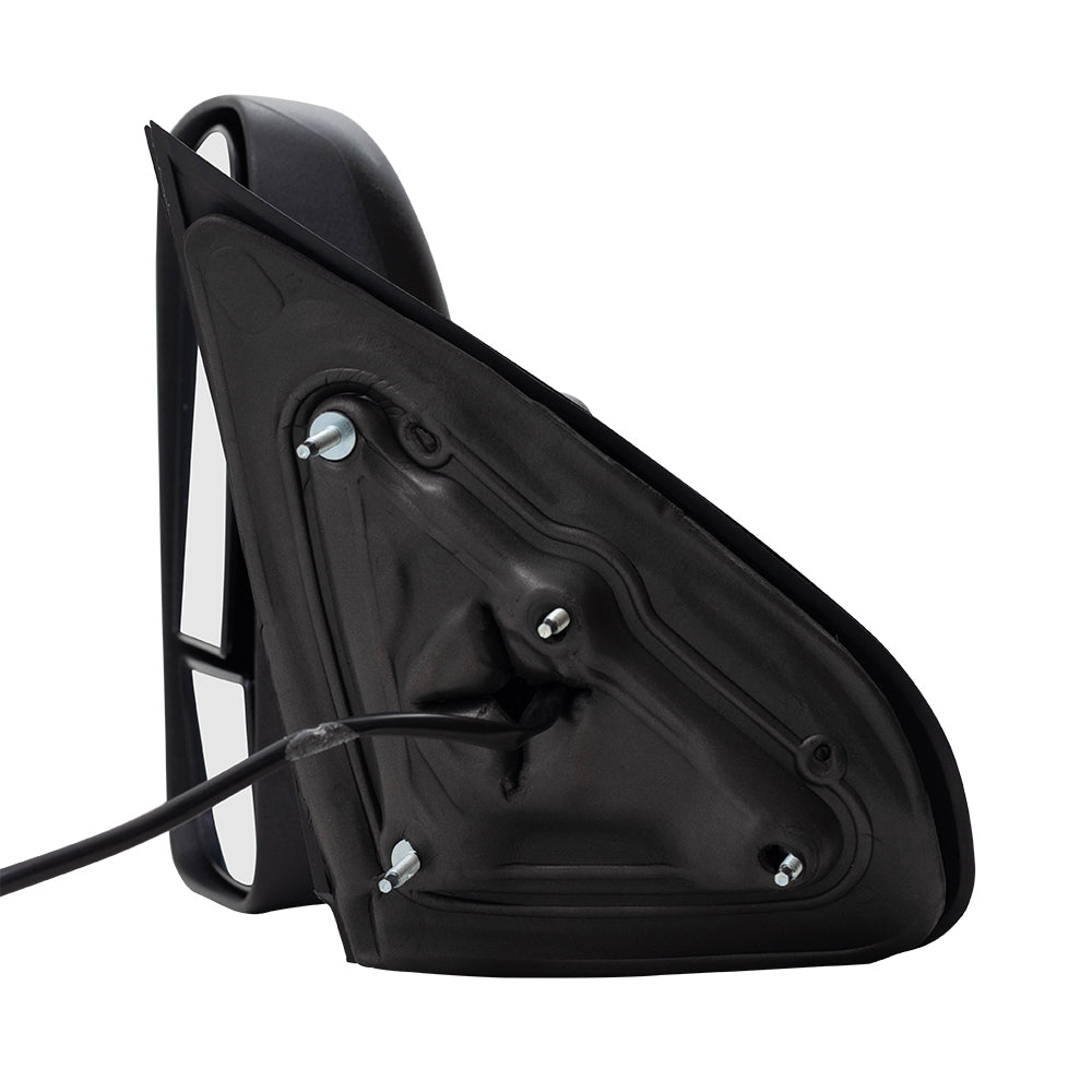 Brock Replacement Driver Side Towing Telescopic Power Mirror Heated Textured Compatible with 2014-2017 Silverado Sierra Pickup Truck