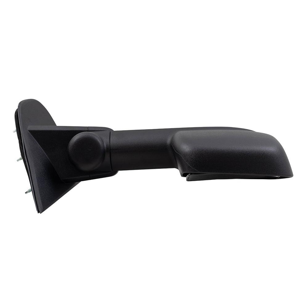 Brock Replacement Passenger Towing Telescopic Power Mirror Heated Textured Compatible with 2014-2017 Silverado Sierra Pickup Truck