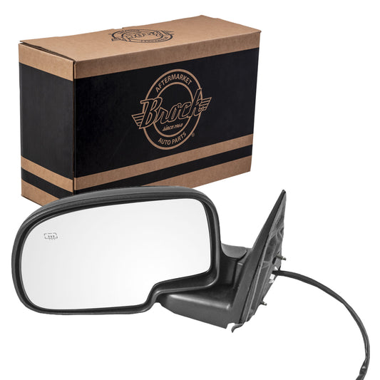 Power Mirror for 1999-2002 Silverado 1500 1 Piece Housing Heated Manual Fold for 2001-2002 Silverado 1500 HD for 2000-2002 Tahoe for 2000-2002 Suburban 2500 for 2002 Avalanche 2500 for 2002 Escalade