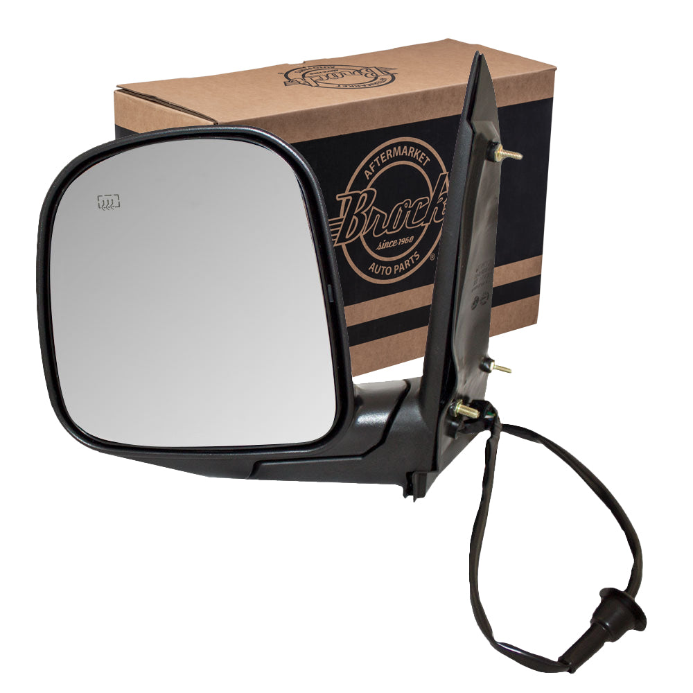 Power Mirror for 1996-2002 Express 1500 1 Piece Glass Sail Mounted Heated Manual Fold for 1996-2002 Express 2500 15768768 Left GM1320228