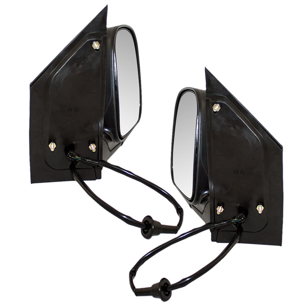 Power Mirror for 1996-2002 Express 1500 1 Piece Glass Sail Mounted Heated Manual Fold for 1996-2002 Express 2500 15768768 Set GM1320228