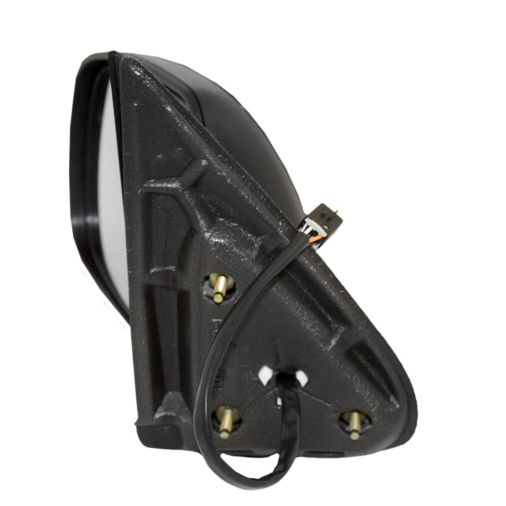 Power Mirror for 1999-2002 Silverado 1500 Textured Black Base-Gloss Black Cover OEM Substitu Heated Manual Fold for 2001-2002 Silverado 1500 HD for 2000-2002 Tahoe for 2000-2002 Suburban 2500 Left