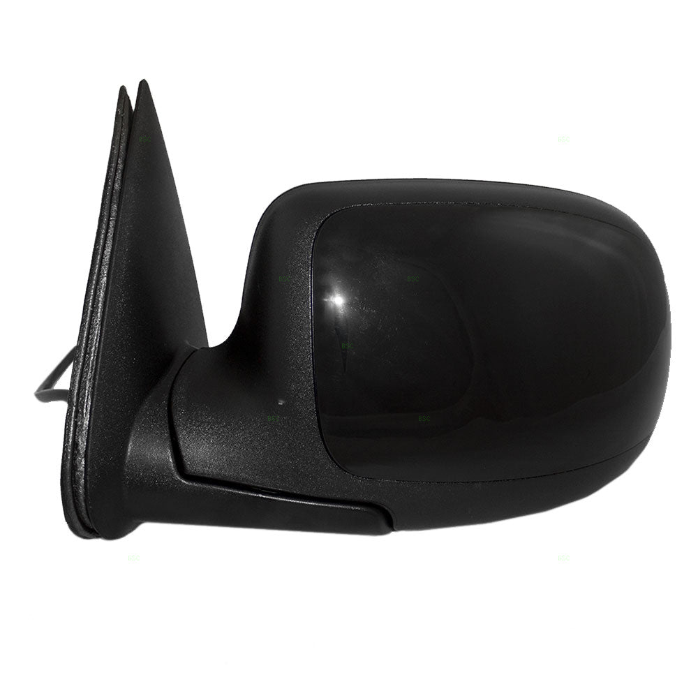 Power Mirror for 1999-2002 Silverado 1500 Textured Black Base-Paint To Match Black Cover OEM Heated Manual Fold for 2001-2002 Silverado 1500 HD for 2000-2002 Tahoe for 2000-2002 Suburban 2500 Left