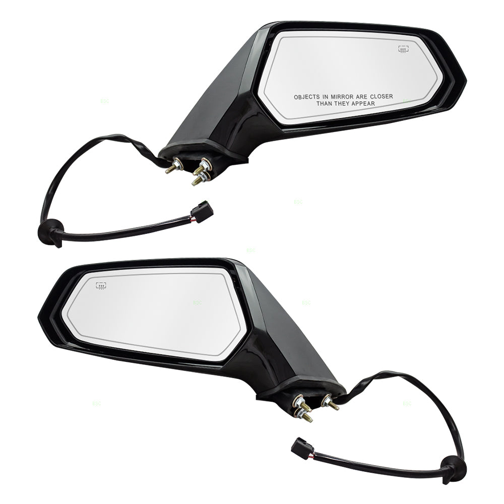 Power Mirror for 2010-2015 Camaro Heated Non-Fold Set