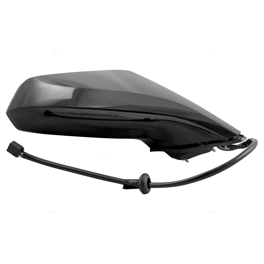 Brock Replacement Passenger Power Side Door Mirror Heated Compatible with 2010-2015 Camaro 92247464