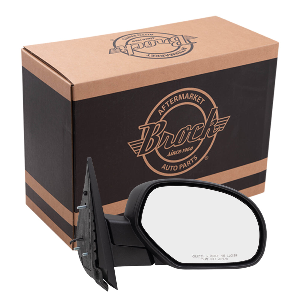 Power Mirror for 2007-2013 Silverado 1500 Heated Manual Fold for 2007-2009 Silverado 2500 for 2007-2014 Tahoe for 2007-2014 Suburban 1500 for 2007-2013 Suburban 2500 20809948 Right GM1321325