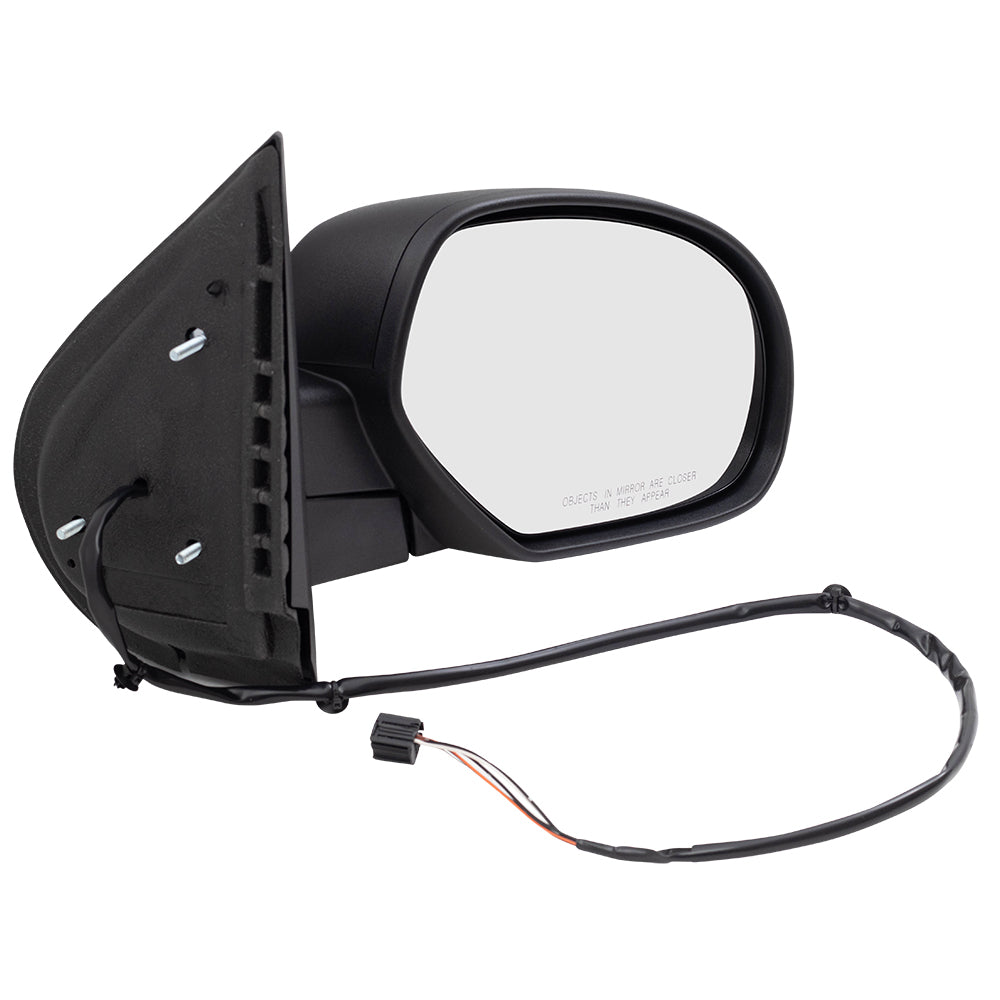 Power Mirror for 2007-2013 Silverado 1500 Heated Manual Fold for 2007-2009 Silverado 2500 for 2007-2014 Tahoe for 2007-2014 Suburban 1500 for 2007-2013 Suburban 2500 20809948 Right GM1321325