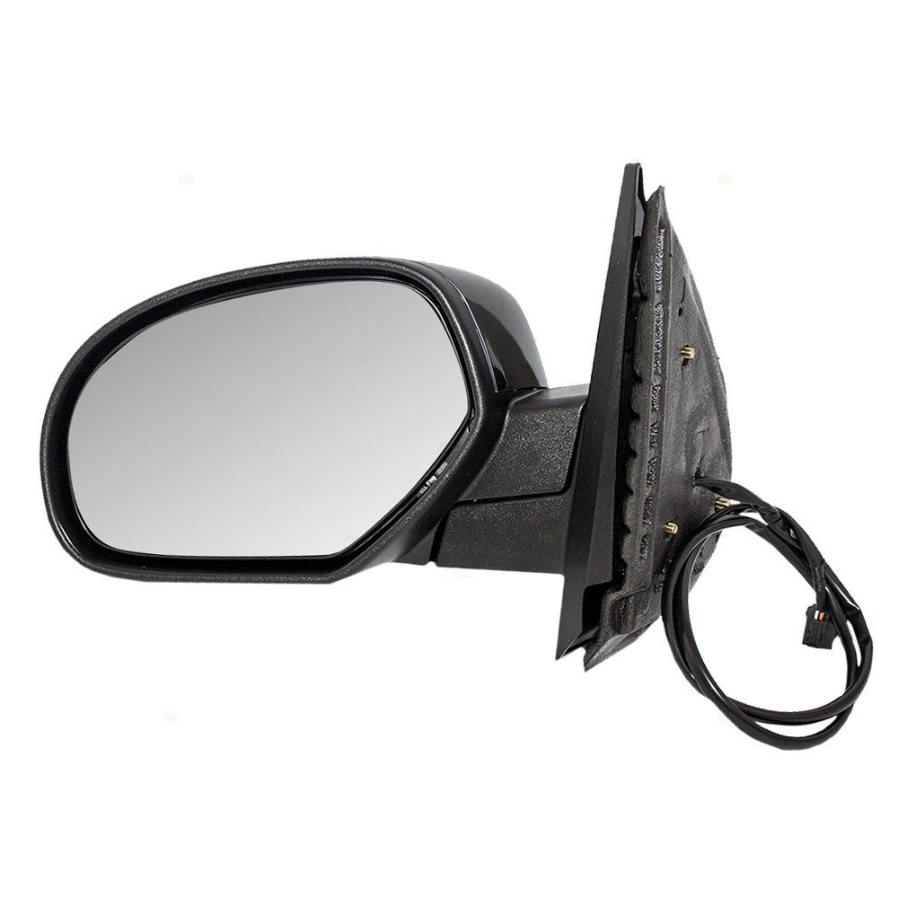 Power Mirror for 2007-2013 Silverado 1500 Heated Manual Fold for 2007-2013 Silverado 2500 HD for 2007-2014 Tahoe for 2007-2014 Suburban 1500 for 2014 Suburban for 2012-2013 Sierra 20843177 Left