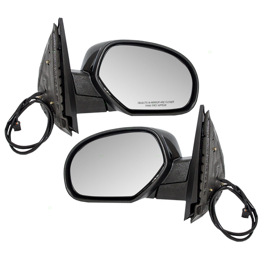 Power Mirror for 2007-2013 Silverado 1500 Heated Manual Fold for 2007-2013 Silverado 2500 HD for 2007-2014 Tahoe for 2007-2014 Suburban 1500 for 2014 Suburban for 2012-2013 Sierra 20843177 Set