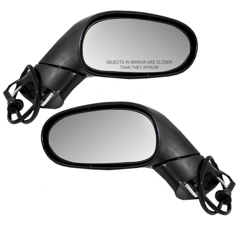 Power Mirror for 2005-2009 Corvette Heated Manual Fold 15795837 Set GM1320412