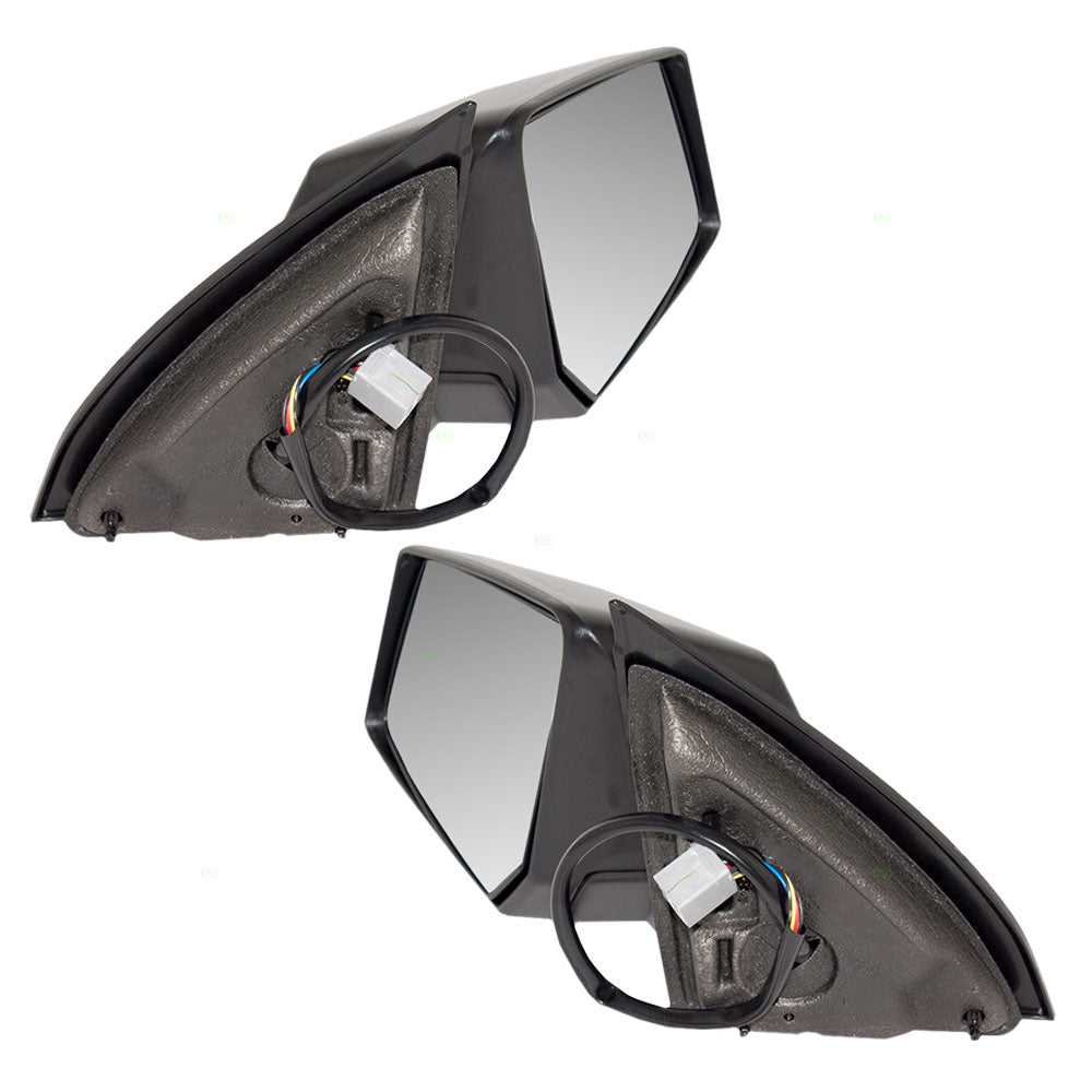 Power Mirror for 2009-2015 Traverse Heated Manual Fold for 2007-2015 Acadia for 2007-2010 Outlook 25896082 Set GM1320401