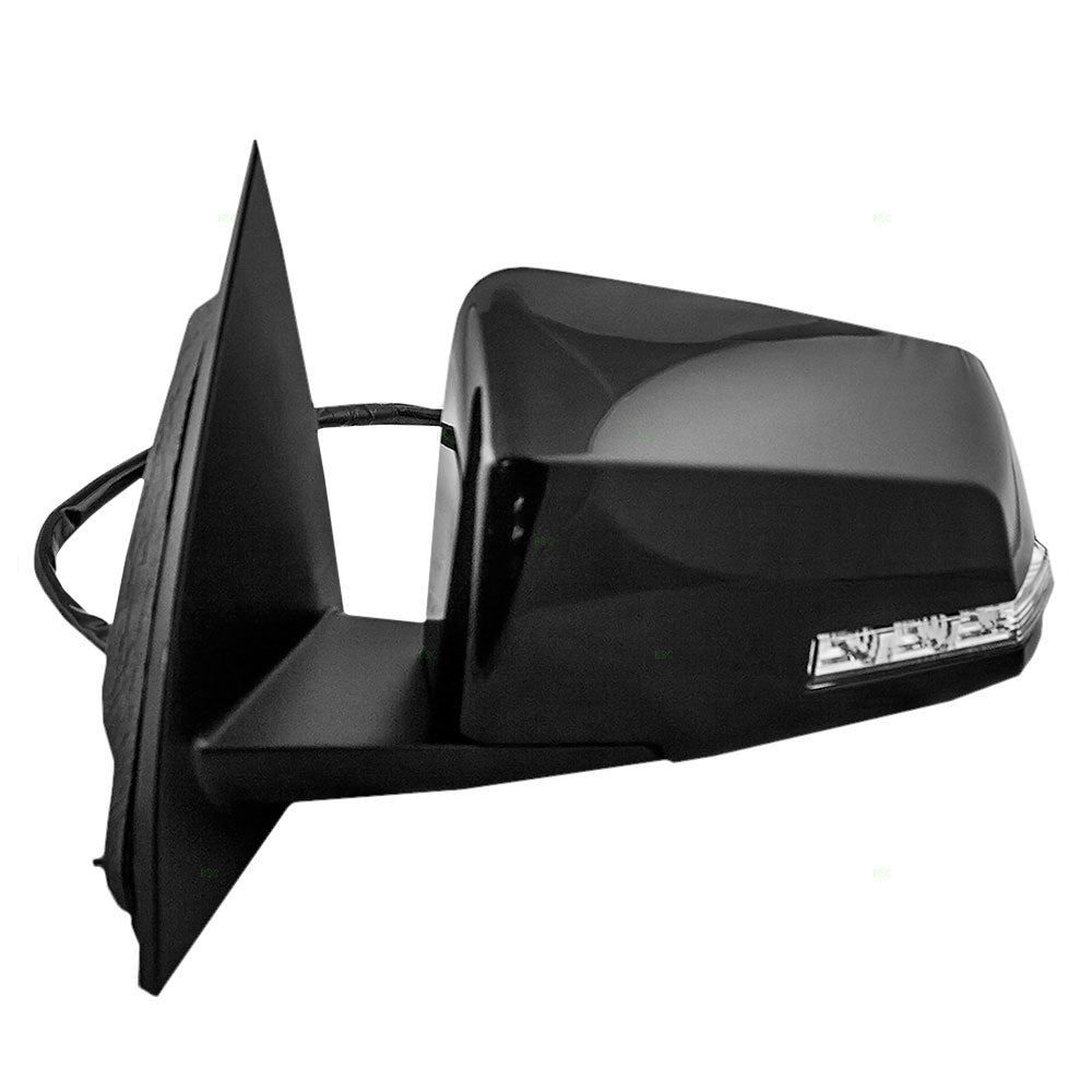 Brock Replacement Driver Power Folding Door Mirror Heated Memory Signal Compatible with Outlook Acadia Traverse