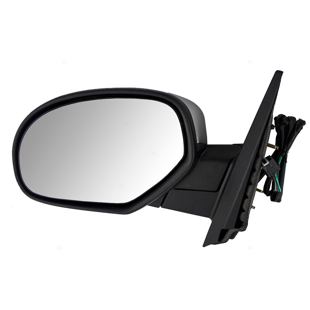 Power Mirror for 2007-2013 Silverado 1500 Heated Manual Fold for 2007-2013 Silverado 2500 HD for 2007-2014 Tahoe for 2007-2014 Suburban 1500 for 2014 Suburban for 2012-2013 Sierra 25776087 Left