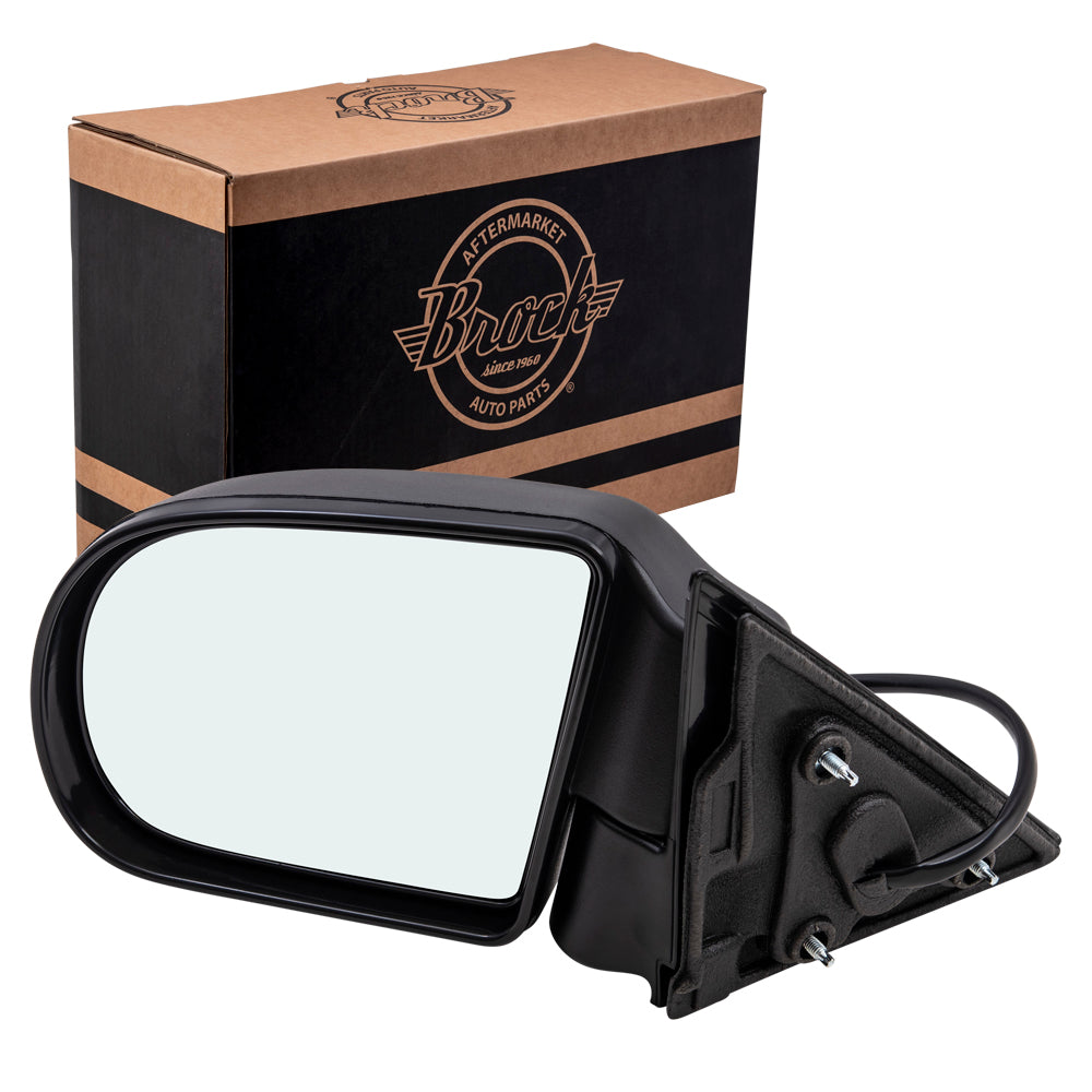 Power Mirror for 1999-2005 Blazer Plastic Base Heated Manual Fold for 1999-2004 S10 for 1999-2001 Jimmy for 1999-2004 Sonoma for 1999-2001 Bravada 15105941 Left GM1320192