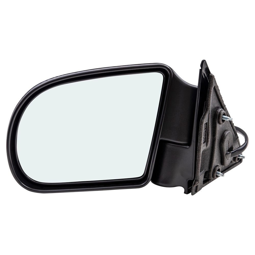 Power Mirror for 1999-2005 Blazer Plastic Base Heated Manual Fold for 1999-2004 S10 for 1999-2001 Jimmy for 1999-2004 Sonoma for 1999-2001 Bravada 15105941 Left GM1320192