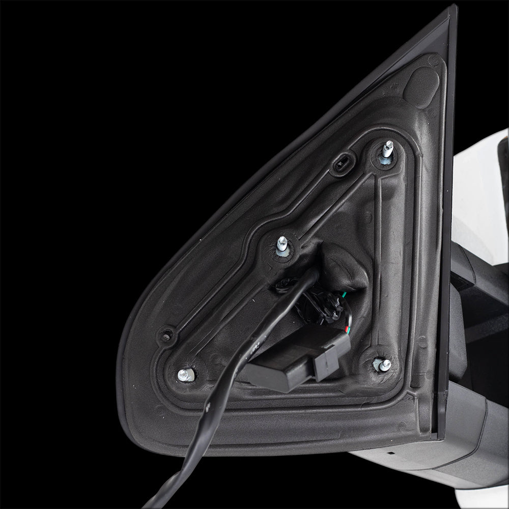 Brock Replacement Performance Upgrade Tow Mirrors Chrome Cap Power Folding Heated Smoke External Signal Compatible with 2014-2018 Silverado Sierra Pickup Truck