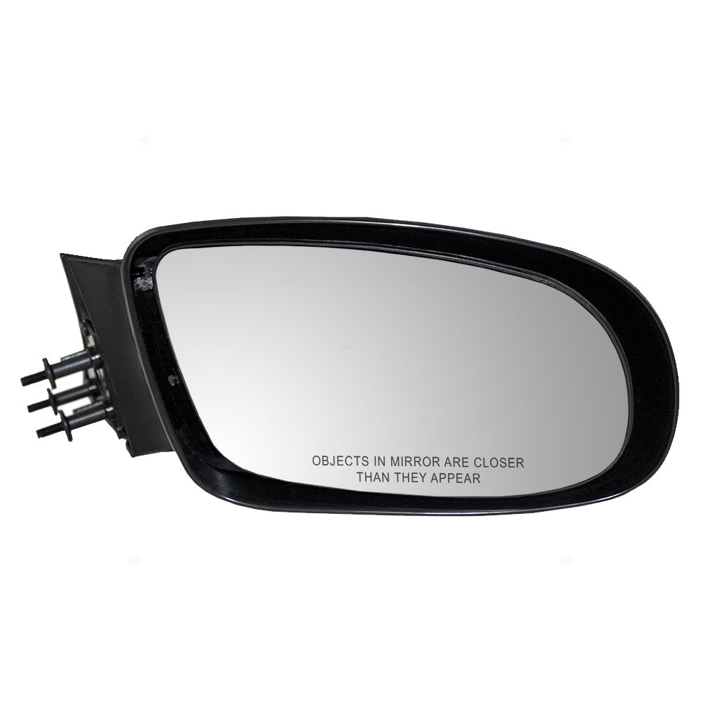 Brock Replacement Passenger Manual Side Door Mirror Compatible with 1995-1996 Roadmaster Fleetwood Caprice Impala 10231160
