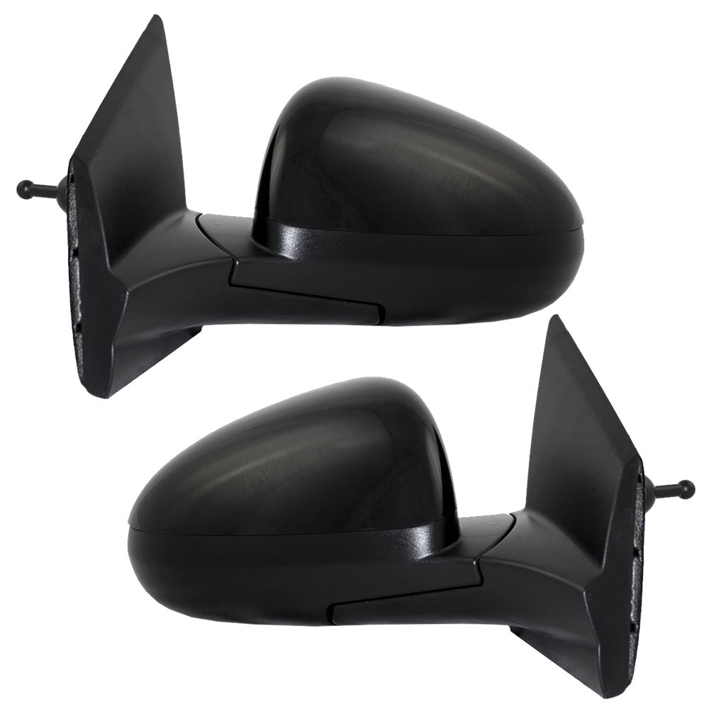 Brock Replacement Driver and Passenger Set Manual Remote Side Door Mirrors Compatible with 2012-2017 Sonic 95205416 95205415