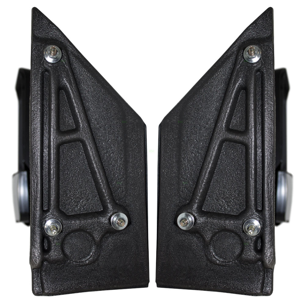 Manual Mirror for 2003-2014 Express 1500 Dual Glass Manual Fold for 2003-2024 Express 2500 for 2003-2014 Savana 1500 for 2003-2024 Savana 2500 25894029 Set GM1320426