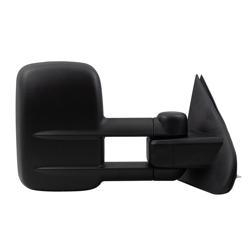 Brock Replacement Passenger Manual Side Tow Mirror with Telescopic Dual Arms Compatible with 2014-2018 Silverado Sierra 2019 LD/Limited Pickup Truck 22820396