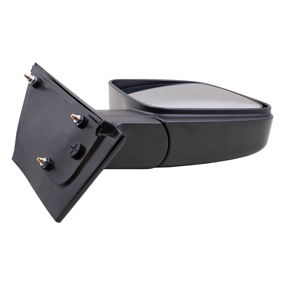 Brock Replacement Driver and Passenger Pair Manual Side Door Mirrors Compatible with 2003-2007 Express Savana Van 15937986 15937996
