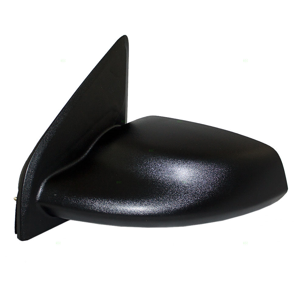 Brock Replacement Driver Manual Side Door Mirror Textured Compatible with 2003-2007 Ion Sedan 22726678