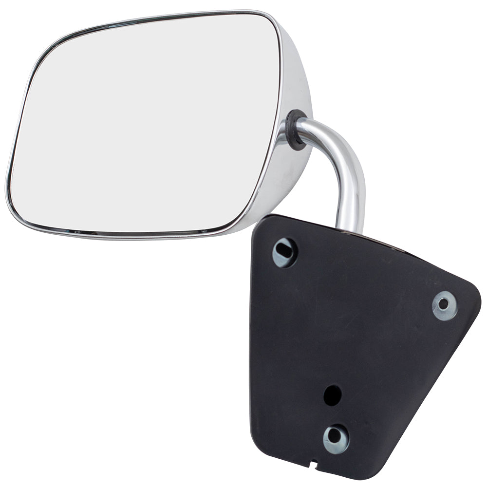 Manual Mirror for 1975-1986 C10 Stainless Steel L=R Low Mount Manual Fold 1973-1986 C10 Suburban 1979-1986 C1500 1975-1986 C20 1973-1986 C20 Suburban 1979-1986 C2500 1975-1986 C30 1979-1986 C3500