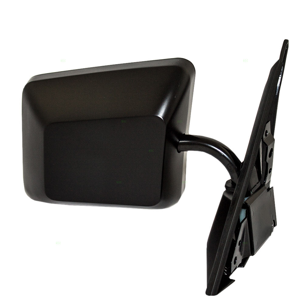 Brock Replacement Passenger Manual Side Door Mirror Below Eyeline Compatible with S10/S15 Pickup Truck Blazer/Jimmy Syclone