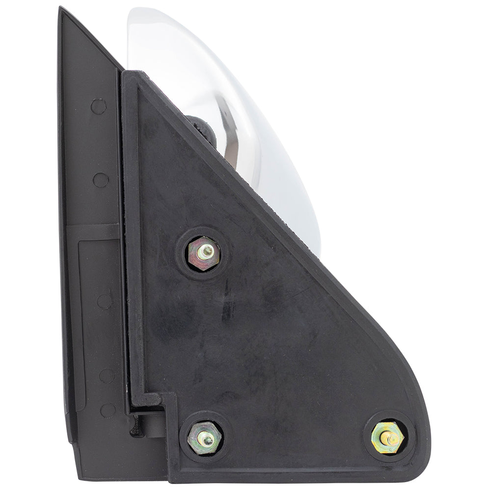 Brock Replacement Driver Manual Side Door Mirror Sail Mount Chrome Compatible with C/K Pickup Suburban Blazer Tahoe Yukon