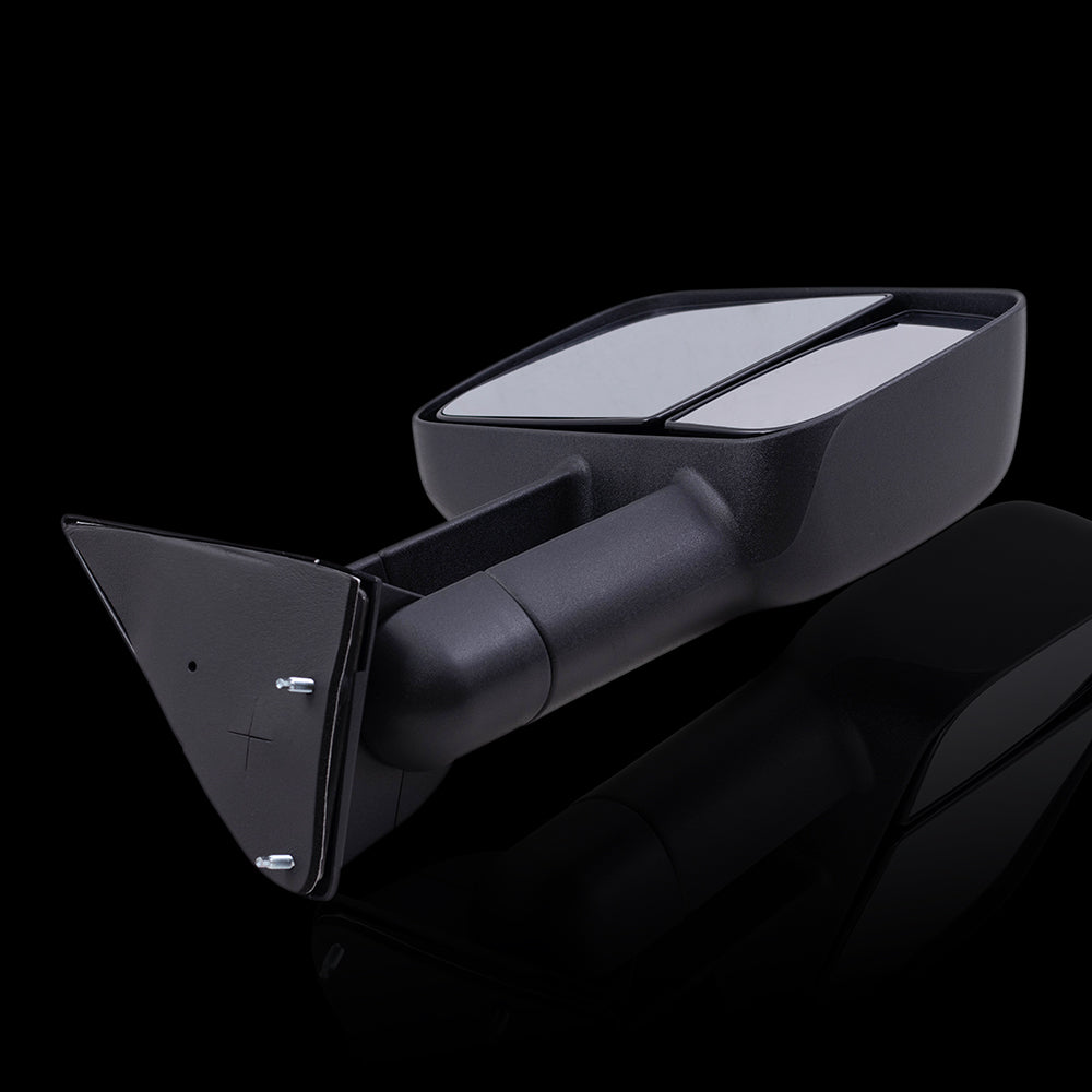 Brock Replacement Driver and Passenger Set Manual Telescopic Tow Performance Mirrors Compatible with C/K Pickup Truck Suburban Tahoe Yukon Blazer