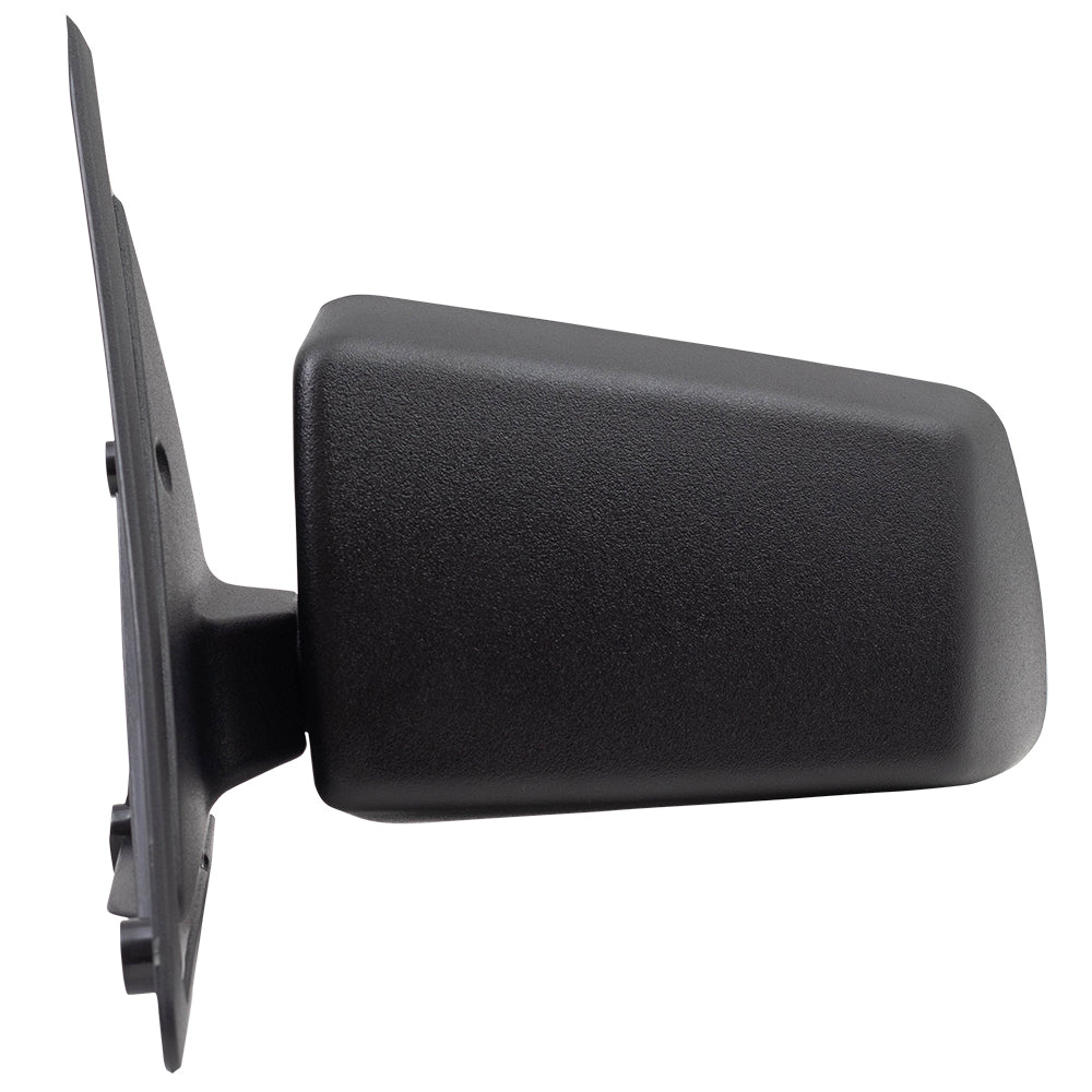 Brock Replacement Driver Manual Side Door Mirror Type Textured Compatible with 1985-1993 S10 Pickup Truck Blazer 15675113
