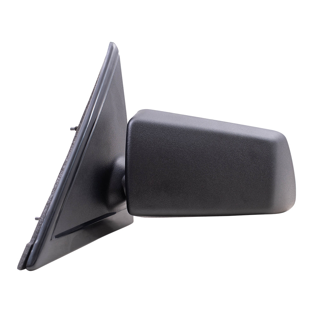 Brock Replacement Driver Manual Side Door Mirror Type Textured Compatible with 1994-2002 S10 Sonoma Pickup Truck 15977933