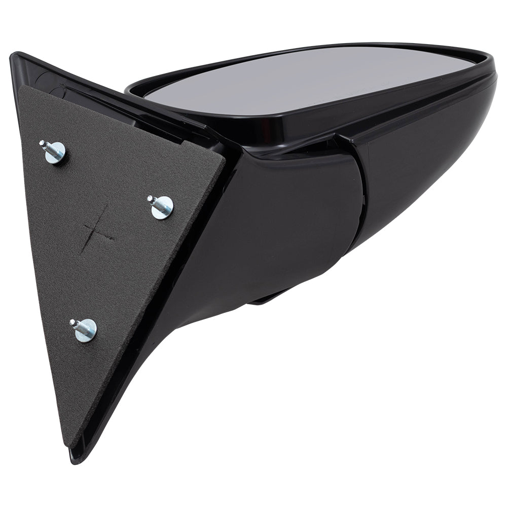 Brock Replacement Passenger Manual Side Door Mirror Below Eyeline Compatible with 1995-1998 Blazer 15150850