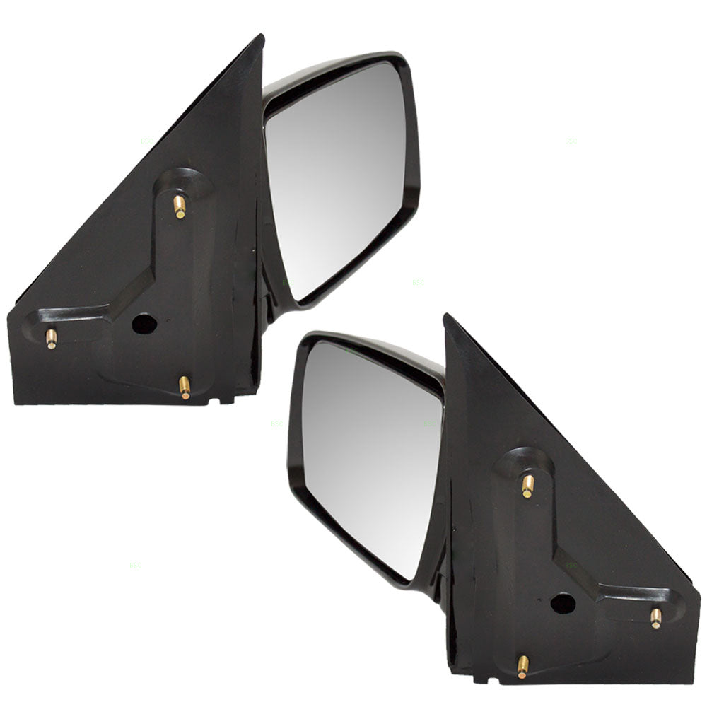 Manual Mirror for 1988-2005 Astro Below Eyeline Manual Fold for 1988-2005 Safari 15757377 Set GM1320158