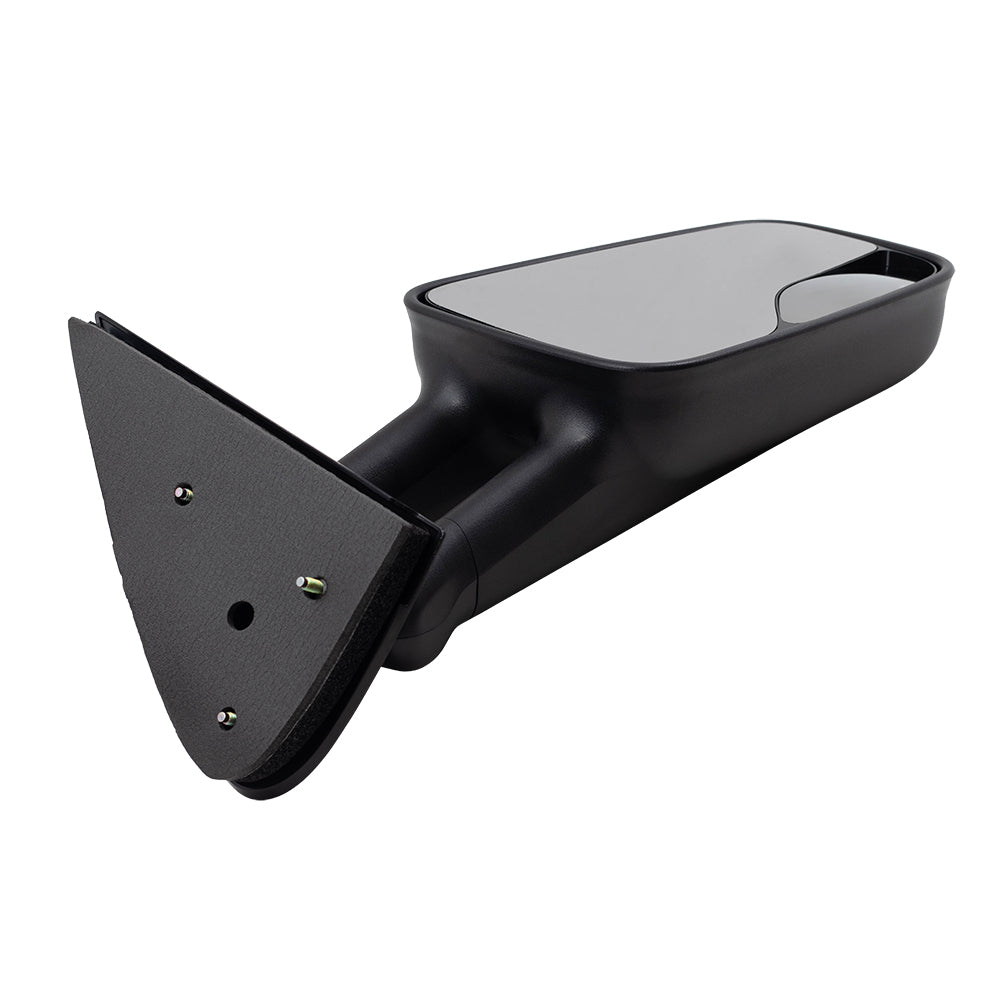 Brock Replacement Driver and Passenger Set Manual Telescopic Tow Mirrors with Spotter Glass Compatible with 1999-2007 Silverado Sierra Pickup Truck