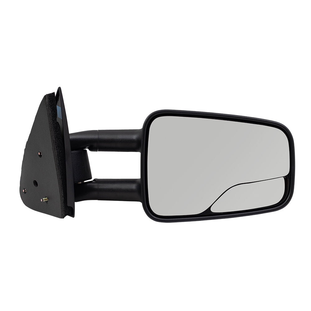 Manual Tow Mirror for 1999-2006 Silverado 1500 Extendable Spotter Glass Manual Fold for 2001-2006 Silverado 1500 HD for 2000-2006 Tahoe for 2000-2006 Suburban 2500 for 1999-2004 Sierra 2500 15172059