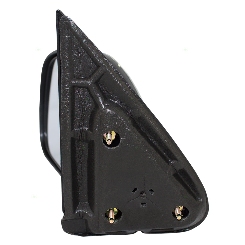 Manual Mirror for 1999-2006 Silverado 1500 Textured Black Base-Chrome Cover Manual Fold for 2001-2006 Silverado 1500 HD for 2000-2006 Tahoe for 2000-2006 Suburban 2500 for 1999-2004 Sierra 2500 Left