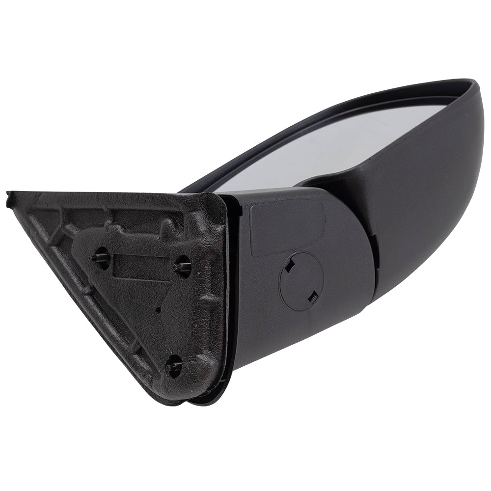 Brock Replacement Driver and Passenger Manual Side Door Mirrors with Textured Caps Compatible with 99-06 Silverado New Body Style Pickup Truck
