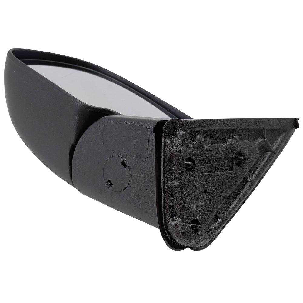 Brock Replacement Driver Manual Side Door Mirror with Textured Cap Compatible with 99-06 Silverado New Body Style Pickup Truck 25876714