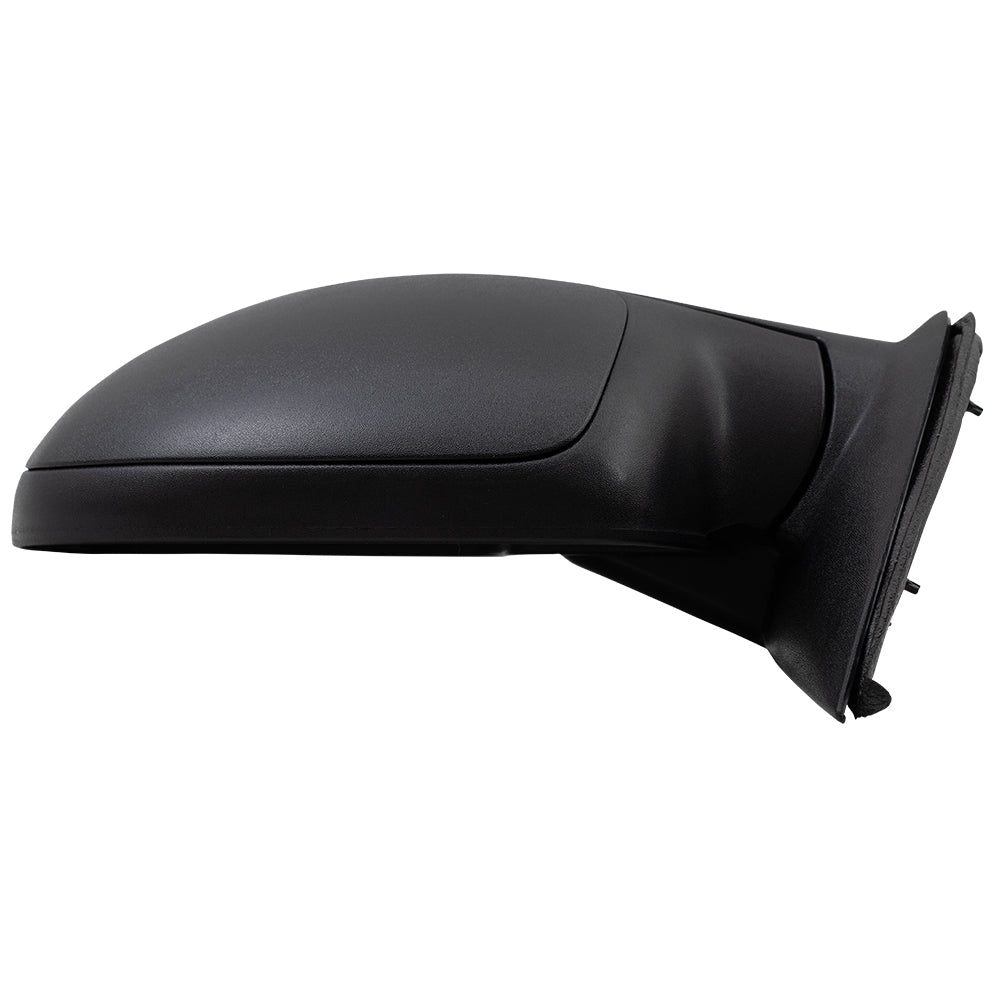 Brock Replacement Driver Manual Side Door Mirror with Textured Cap Compatible with 99-06 Silverado New Body Style Pickup Truck 25876714